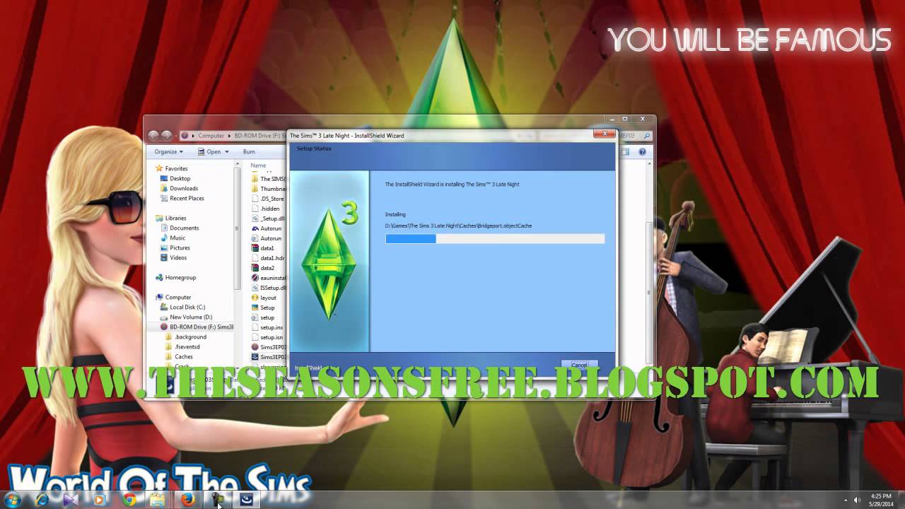 The sims 3 late night download free. full version mac games